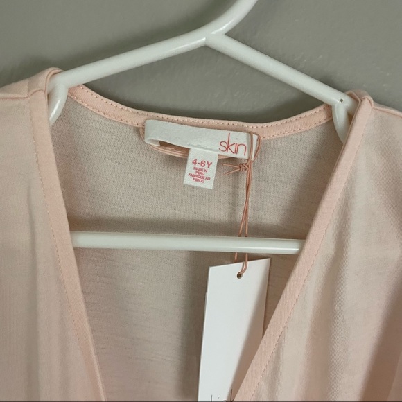 Skin Kids Cotton Ruffle Robe 4-6Y - Picture 2 of 4